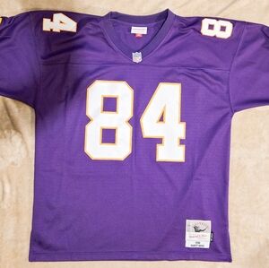 Men's Randy Moss Purple Minnesota Vikings 1998 Legacy Player Jersey Size 48 (XL)